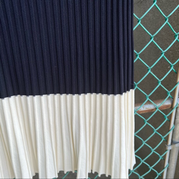 Ann Taylor Pleated Two-Tone Skirt S - Picture 12 of 12